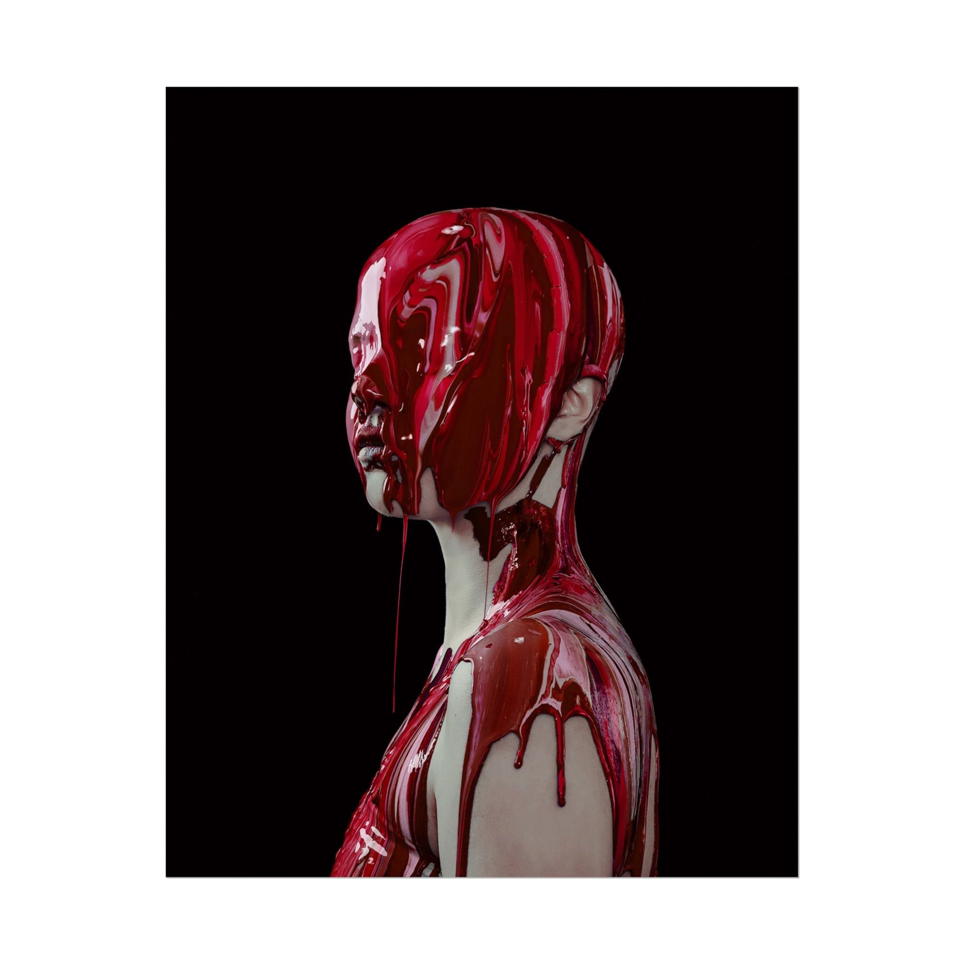 The Scarlet Veil - Fine Art Poster