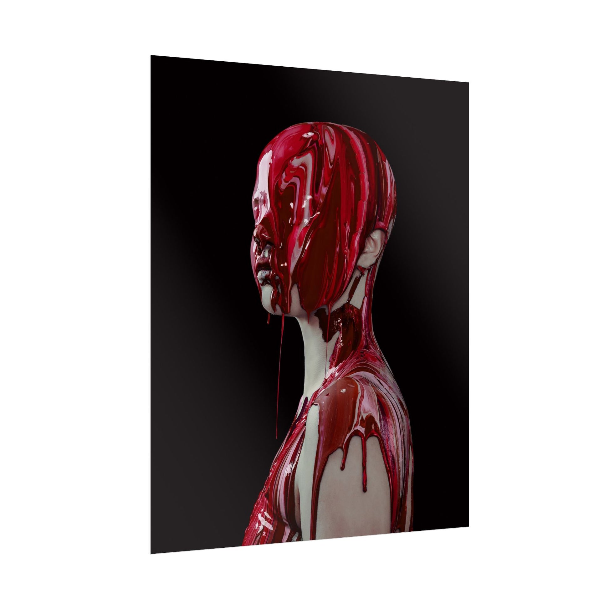 The Scarlet Veil - Fine Art Poster