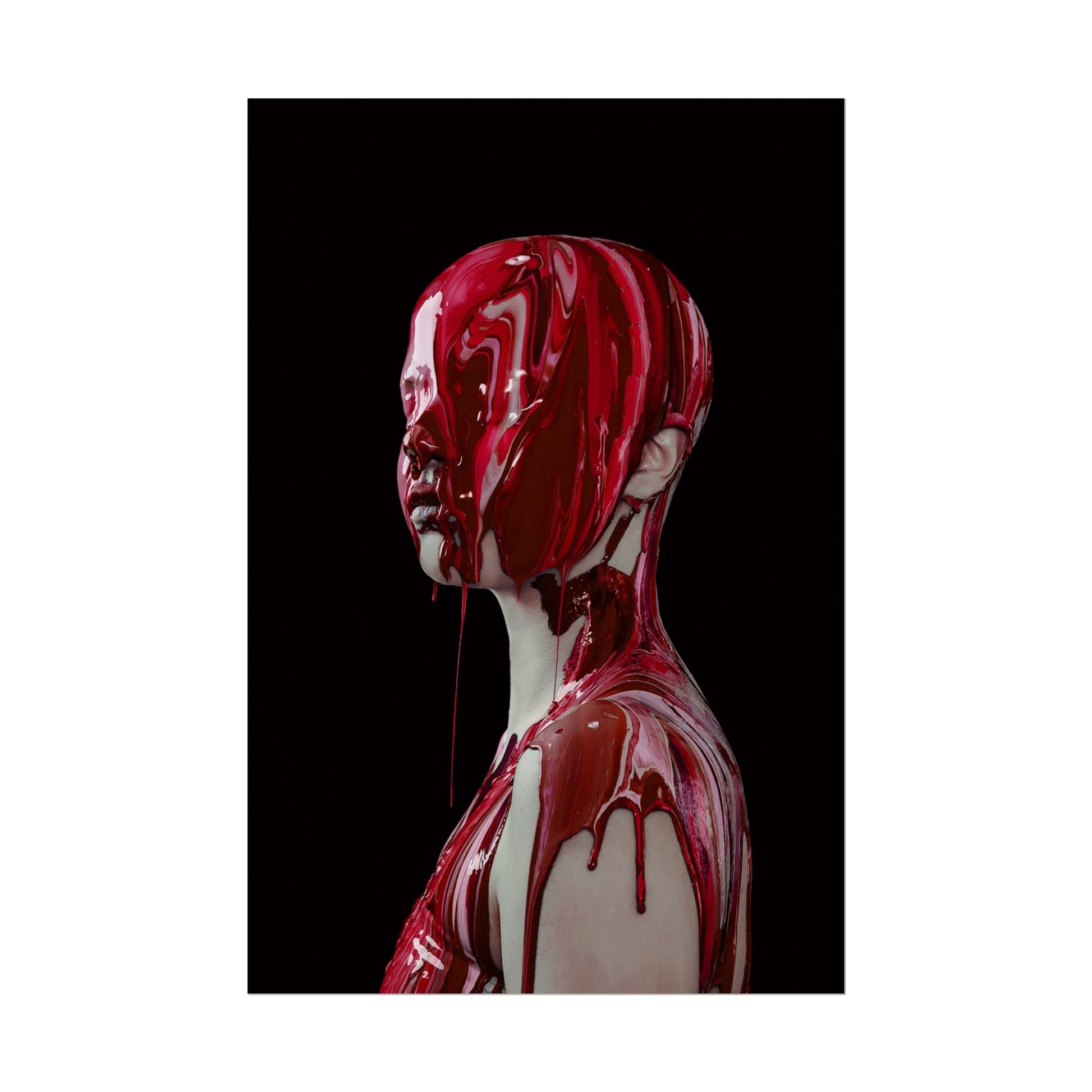 The Scarlet Veil - Fine Art Poster