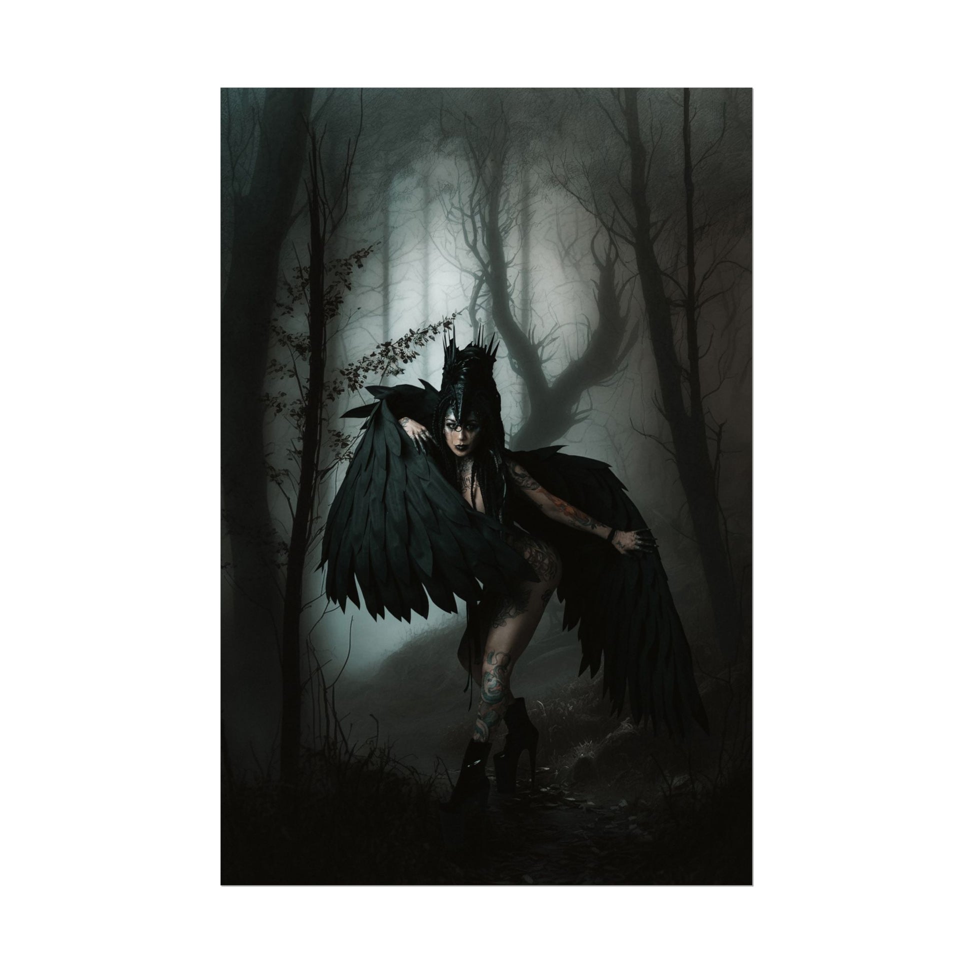 Daughter of the Raven - Fine art Poster