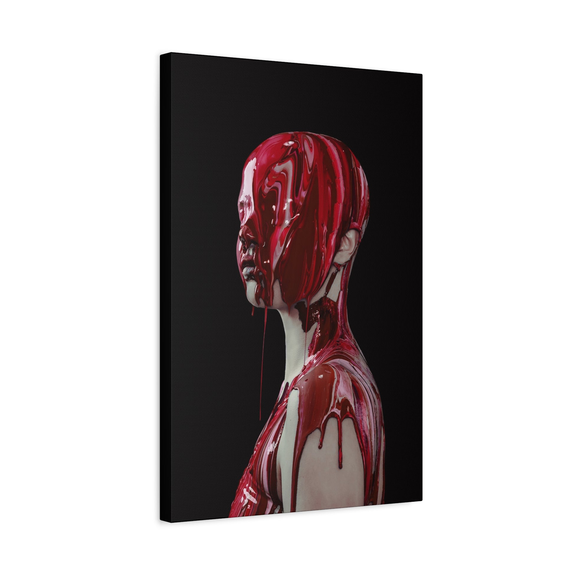 The Scarlet Veil - Canvas