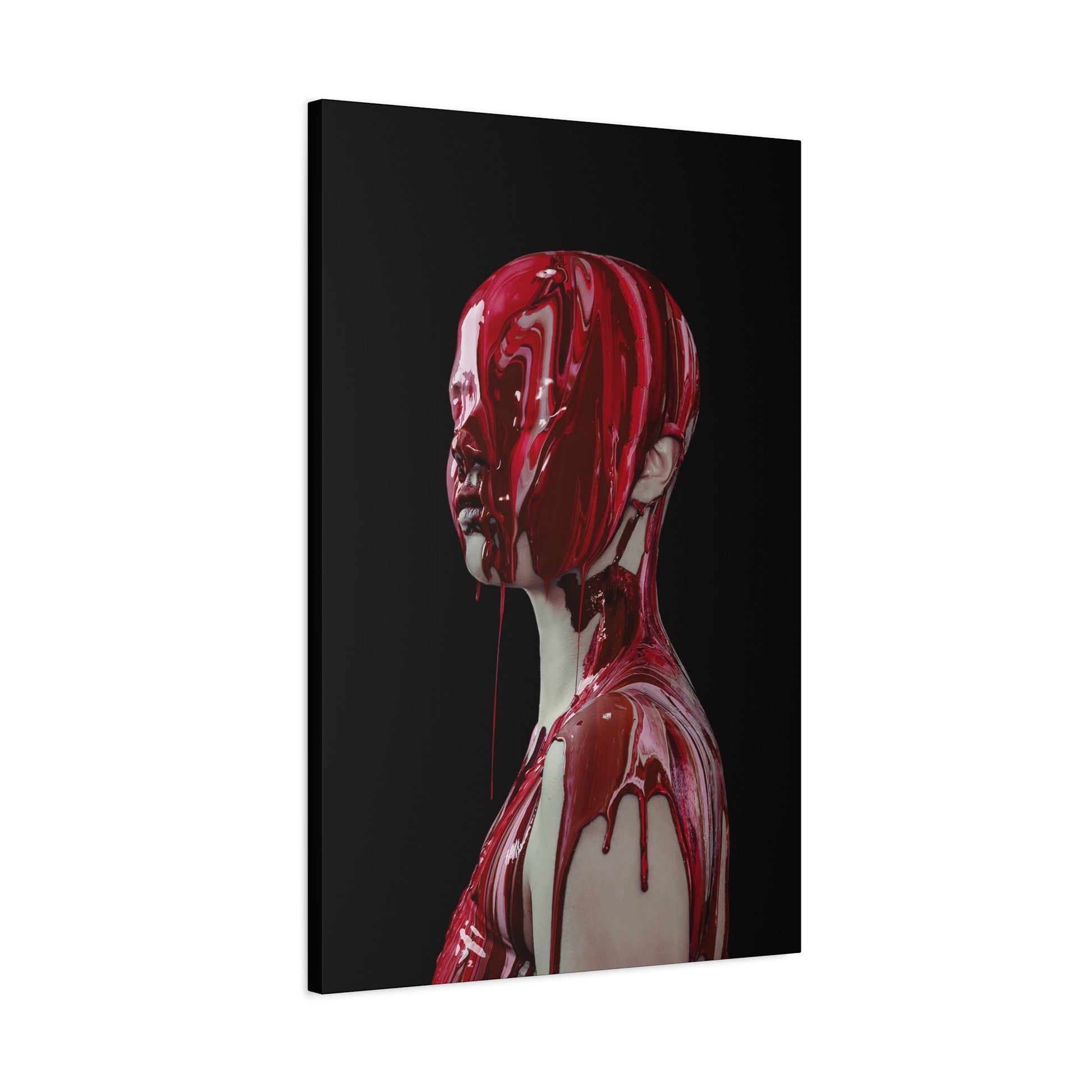 The Scarlet Veil - Canvas