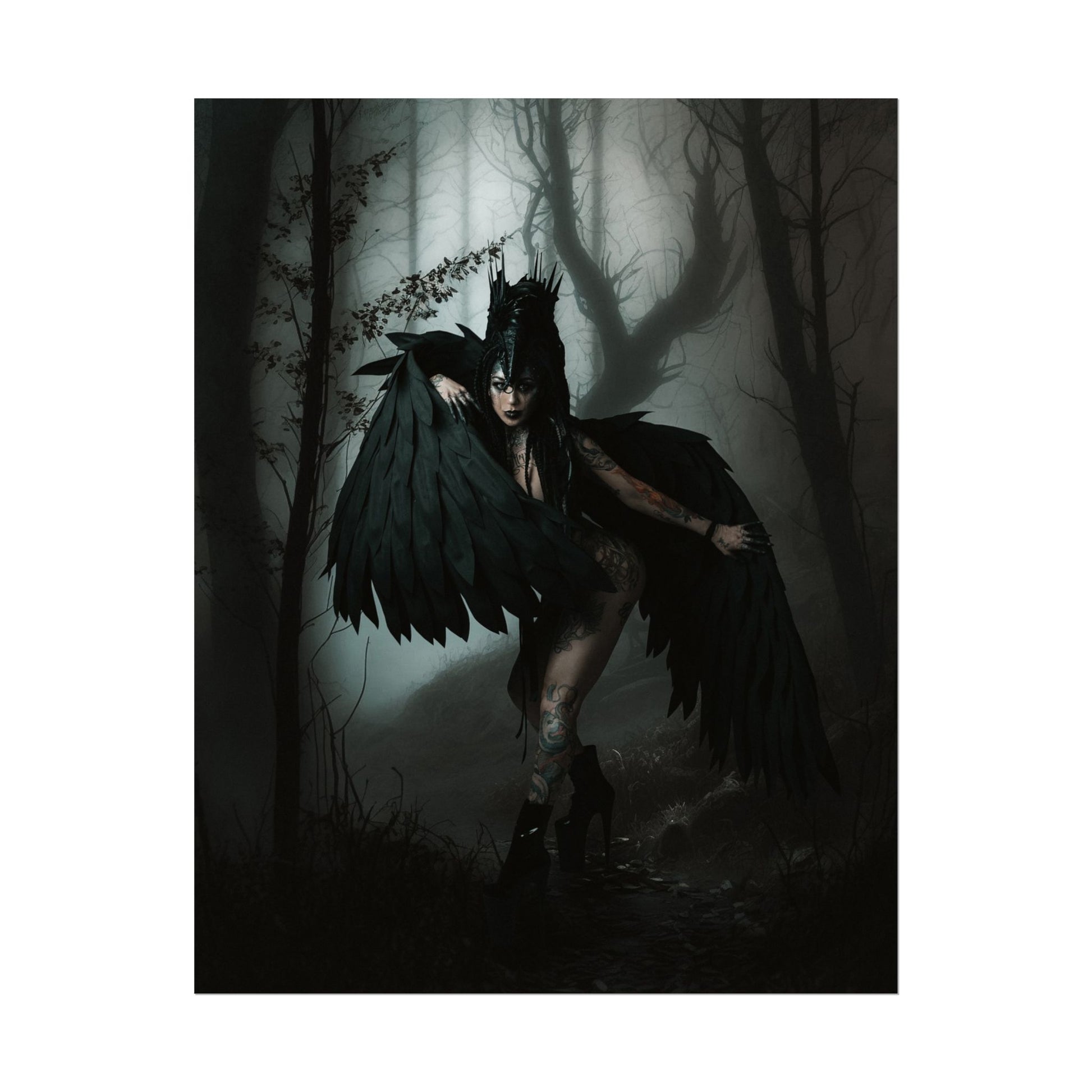 Daughter of the Raven - Fine art Poster