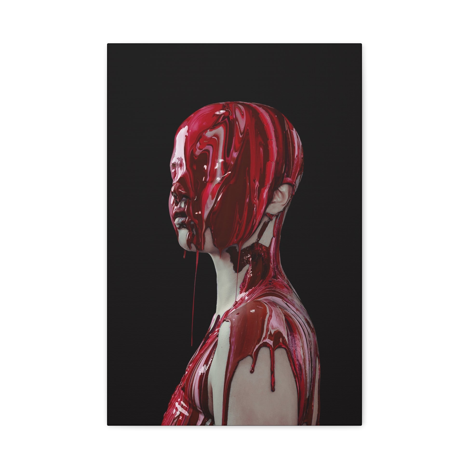 The Scarlet Veil - Canvas