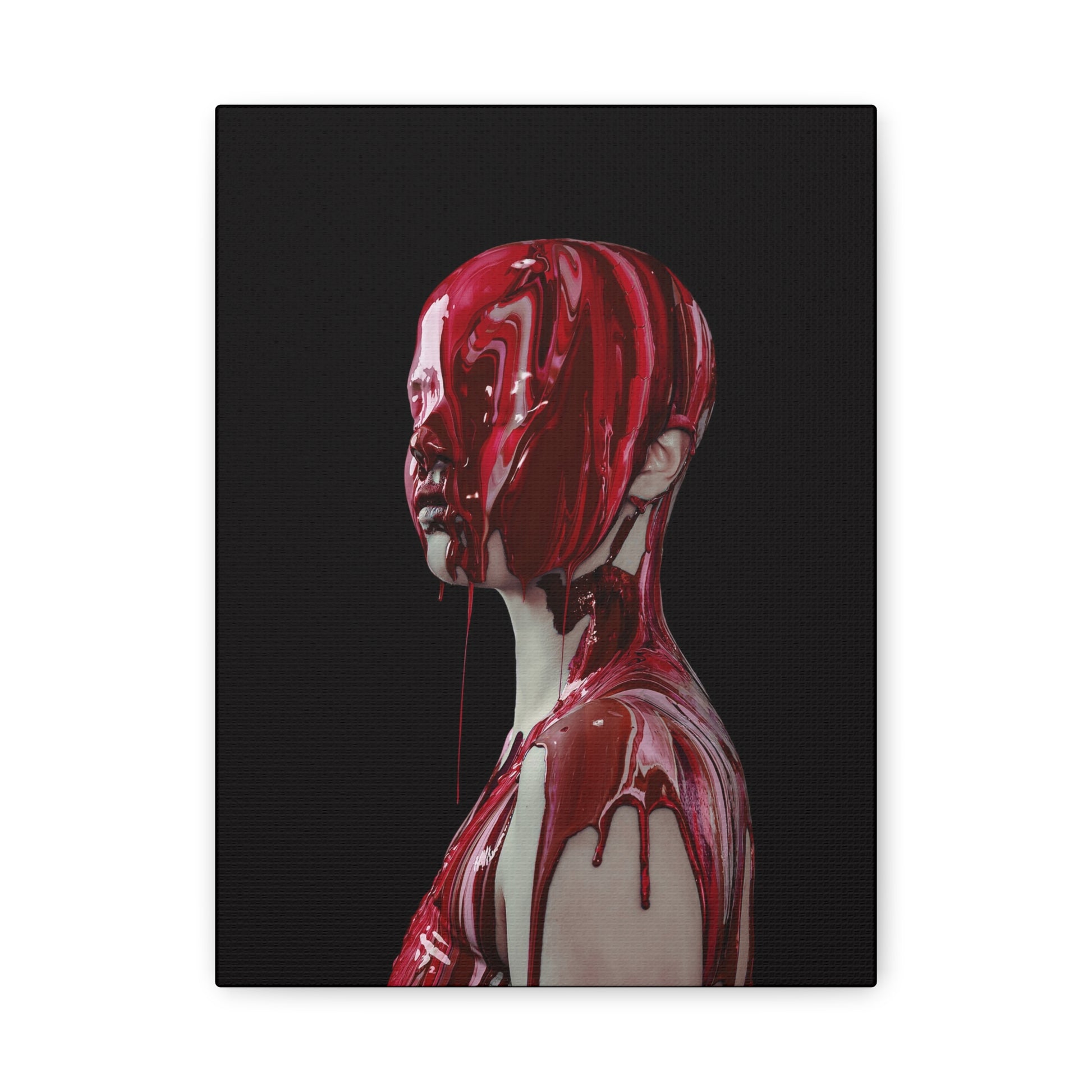 The Scarlet Veil - Canvas