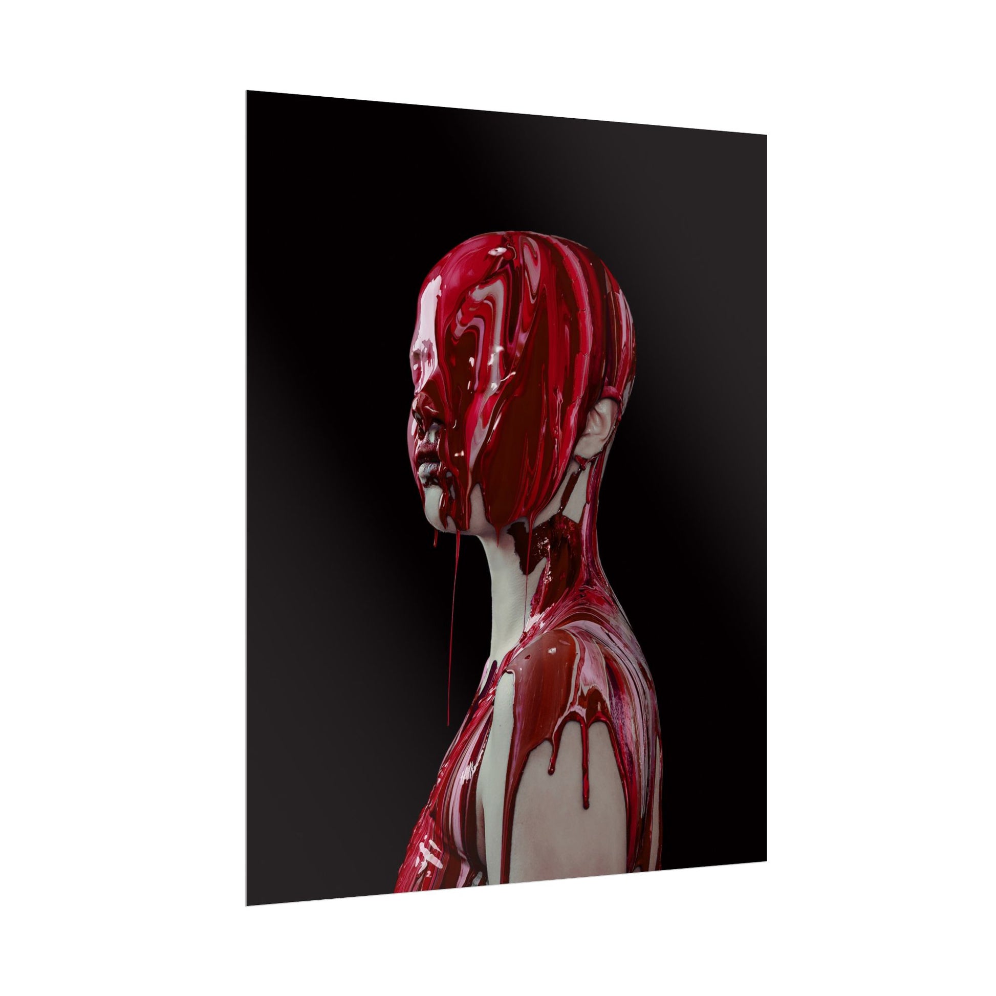 The Scarlet Veil - Fine Art Poster