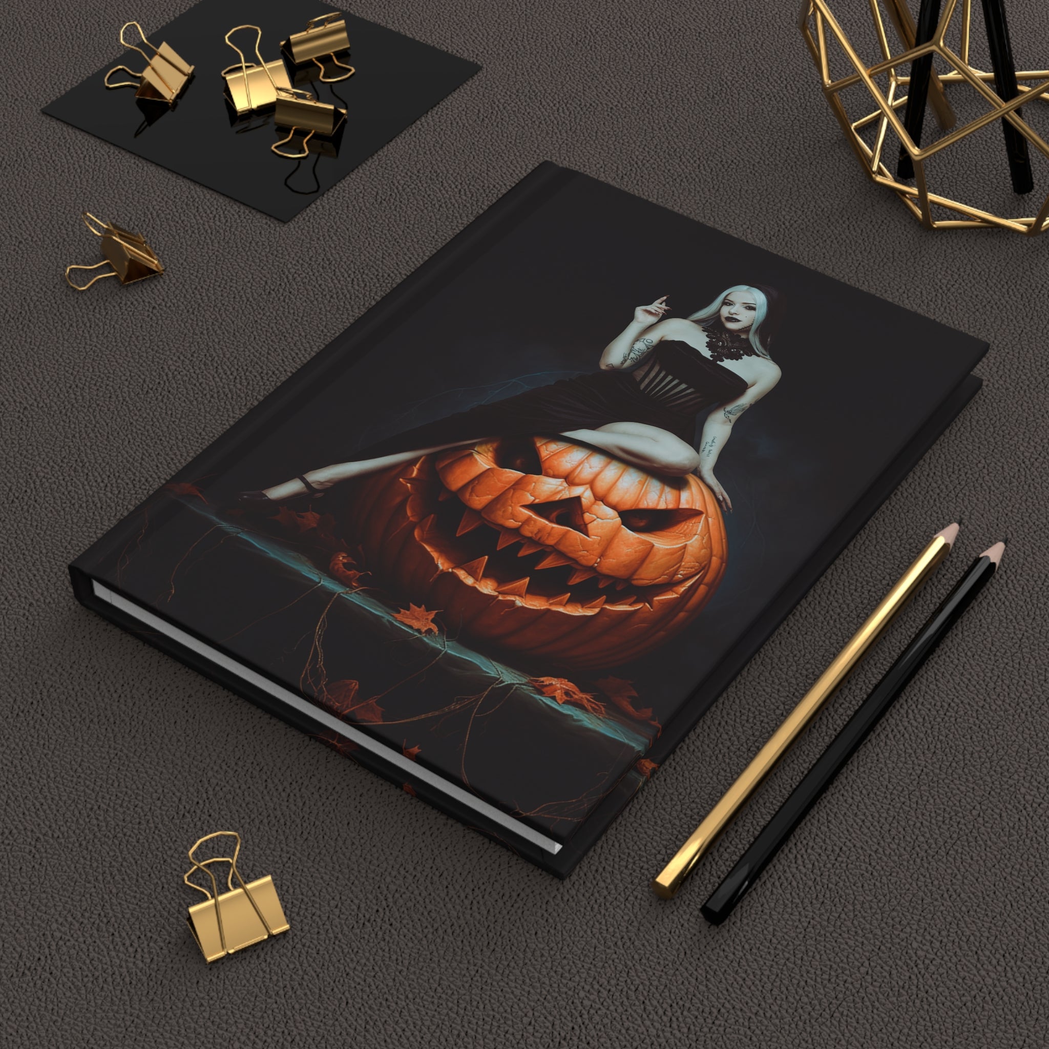 Haunted Harvest - Hardcover Notebook