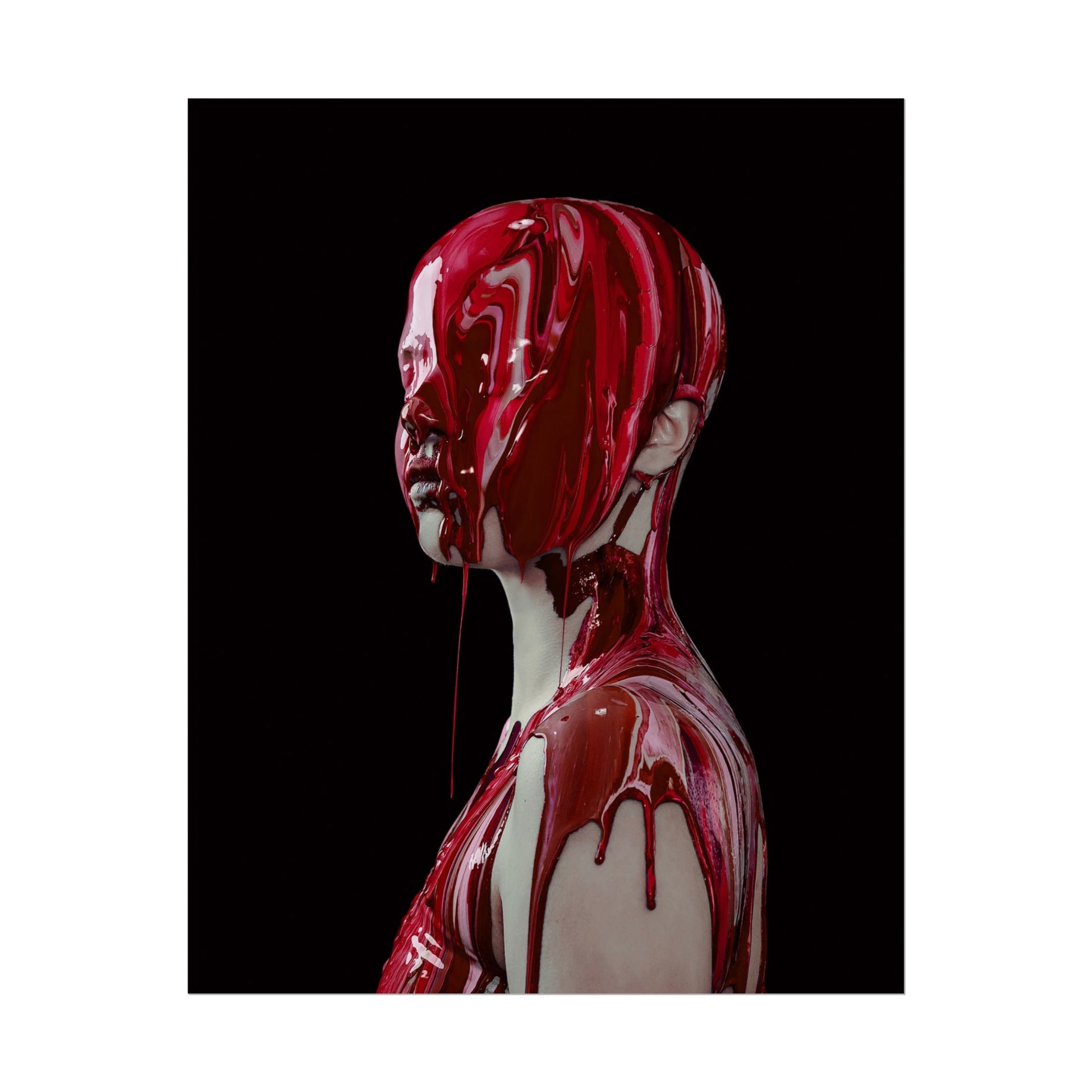 The Scarlet Veil - Fine Art Poster
