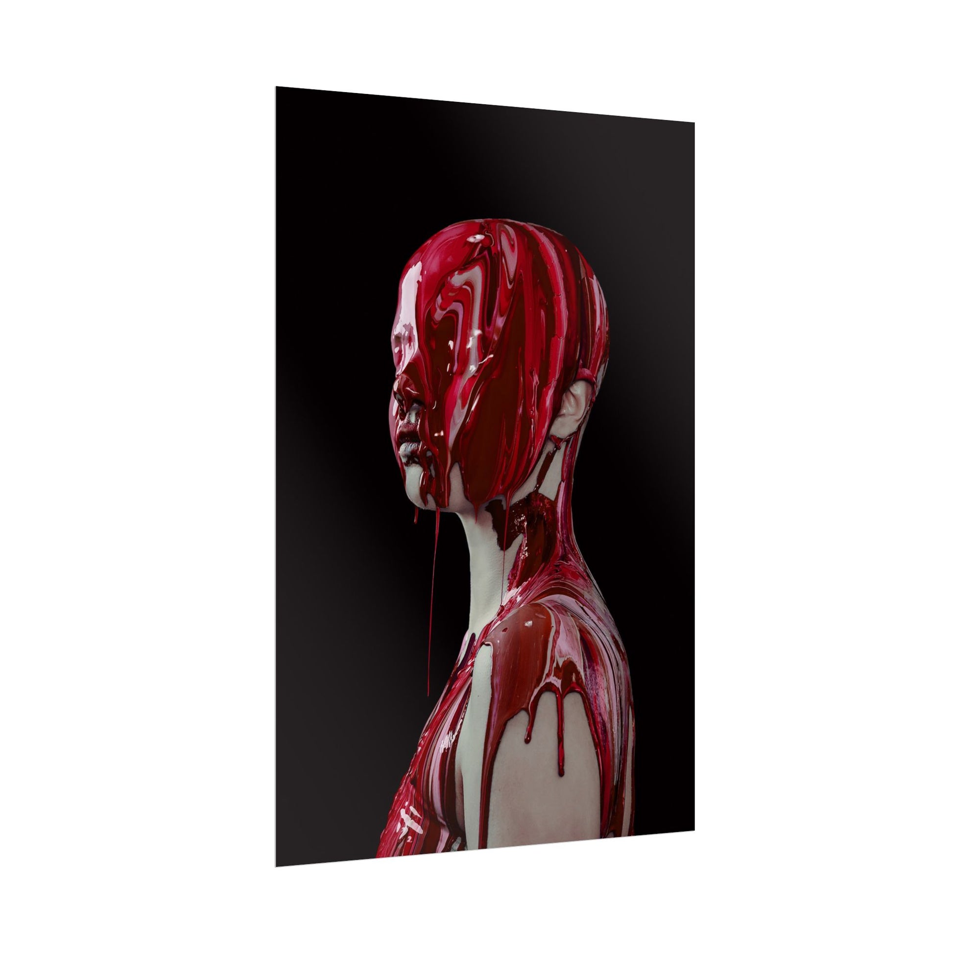 The Scarlet Veil - Fine Art Poster