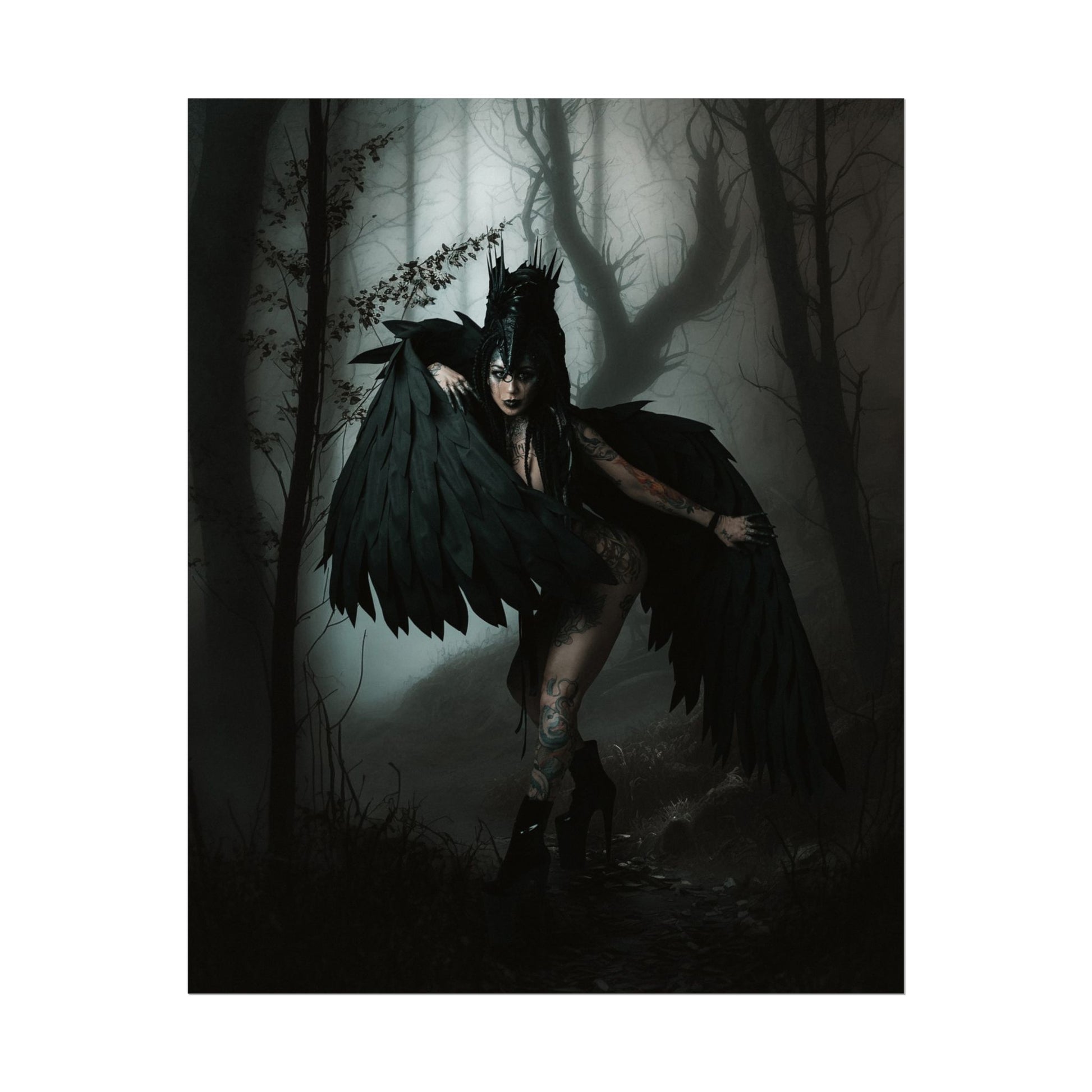 Daughter of the Raven - Fine art Poster