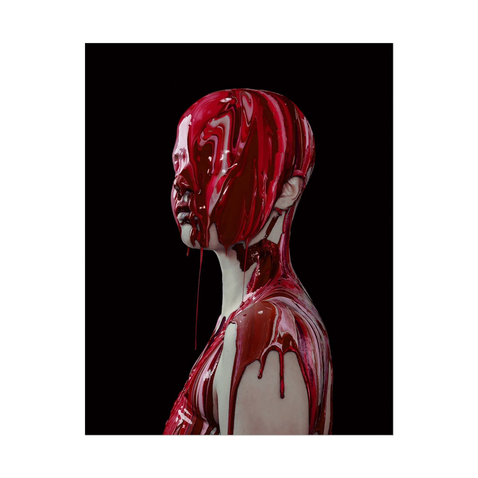 The Scarlet Veil - Fine Art Poster
