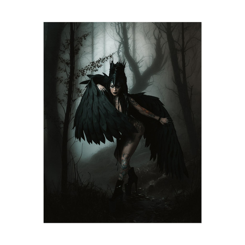 Daughter of the Raven - Fine art Poster
