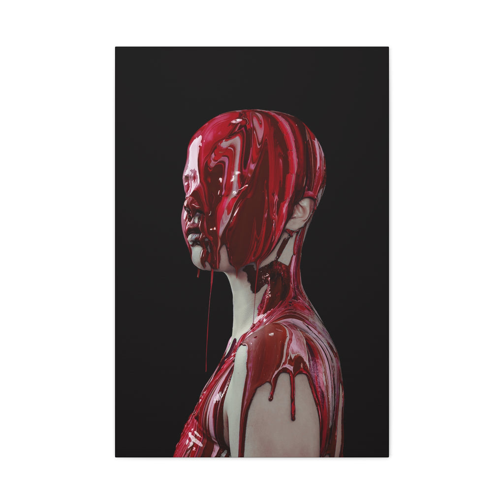 The Scarlet Veil - Canvas