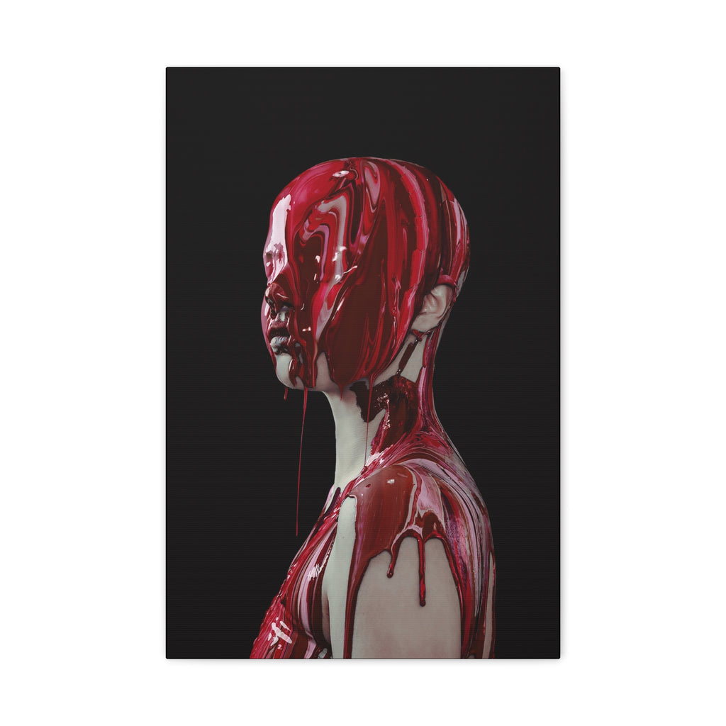 The Scarlet Veil - Canvas