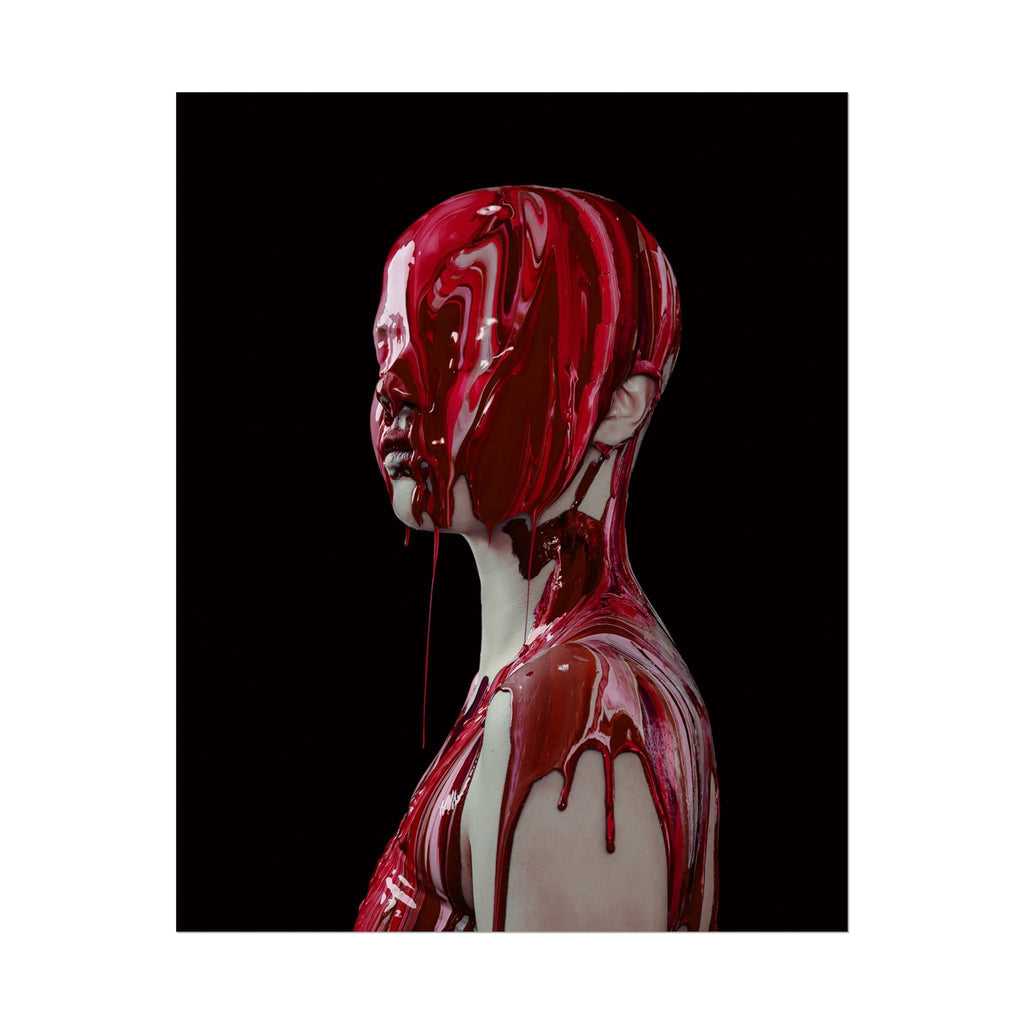 The Scarlet Veil - Fine Art Poster