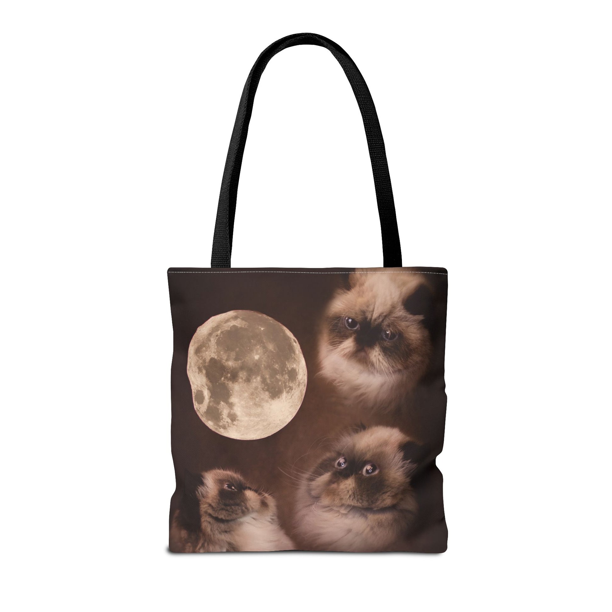 Meowing at the Moon - Tote Bag